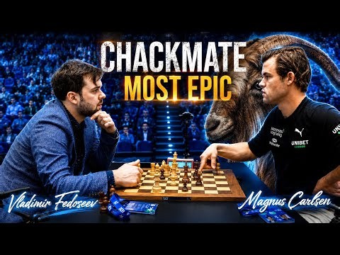 Vladimir Fedoseev VS Magnus Carlsen || Fide World Rapid Championships 2023, Round 10