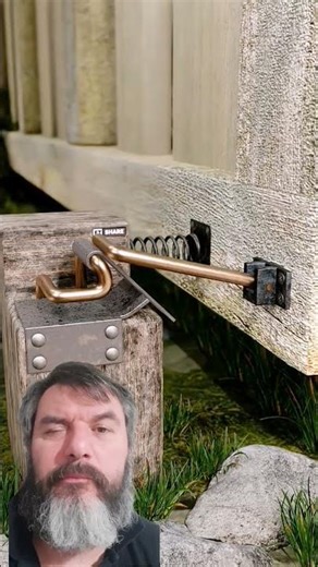 Push Lock Door Holder | The Spring Punch By Riz #diy #smartlockcylinder #woodworking