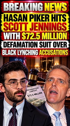🚨 Hasan Piker vs. Scott Jennings: $72.5 Million Defamation Lawsuit Claim