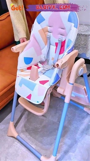 Convertible Baby High Chair – Adjustable Height for Growing Babies #BabyChair