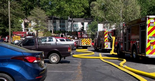 2nd major fire this year devastates Smyrna apartment complex