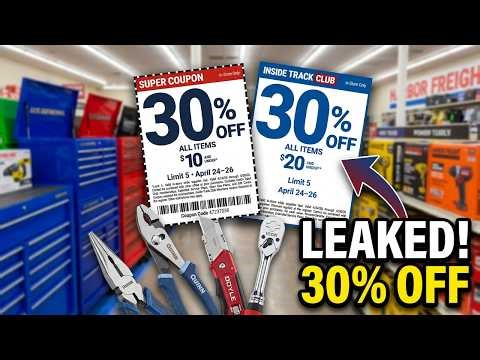Harbor Freight 30% off coupons! What to Buy This Weekend!