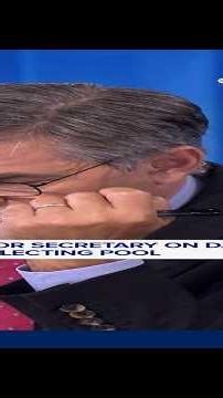 Interior Secretary on damage to reflecting pool