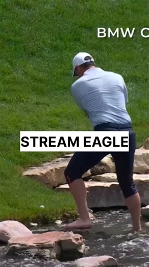 Rory McIlroy's RIDICULOUS Water Slam Dunk ⛳️