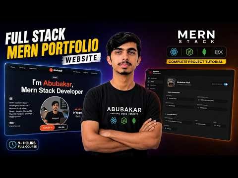Build a Full Stack Portfolio Website with MERN Stack (One Shot)