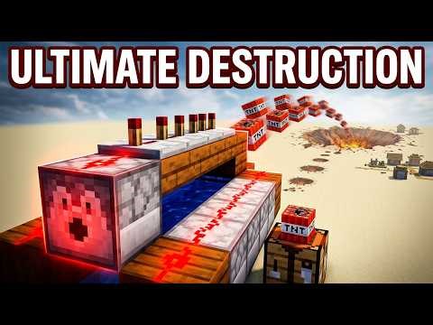 I Built the Deadliest TNT Cannon in Minecraft (MAX RANGE) || 26.1 java