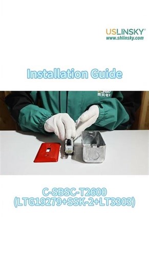 1 junction box + 1 black toggle switch + 1 red toggle switch panel set