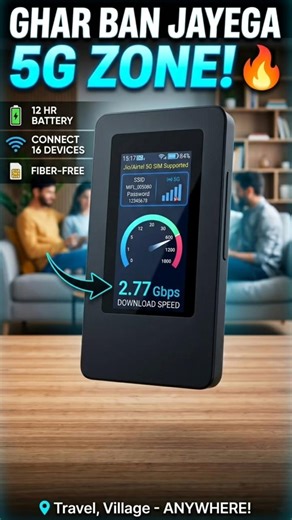 5G SIM Dual Band WiFi 🔥 | 4400mAh Battery 😱 | All SIM Support Hotspot