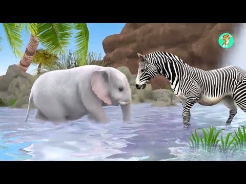 5 Giant Mammoth Elephant cow vs 5 Giant Lion Tiger Wolf vs Woolly Mammoth Save Cow