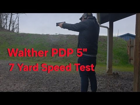 9mm Range Series Ep. 7 | Walther PDP Iron Sights at 7 Yards (Slow vs Fast Shooting)