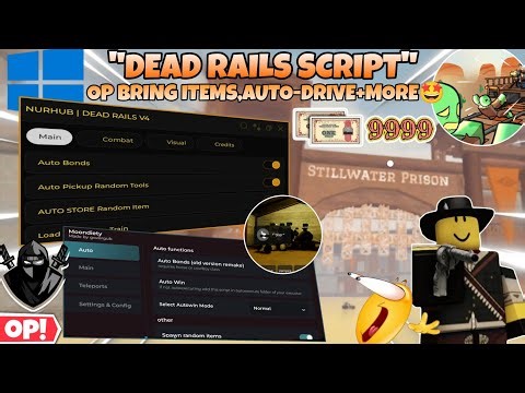 Dead Rails Script Keyless Pc/Mobile🤩 OP Auto-bonds😎,Bring/Pickup Random Items🔥,Double Dmg Melee✨