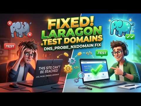 FIXED: Laragon "This site can't be reached" (DNS_PROBE_FINISHED_NXDOMAIN) .test Domains