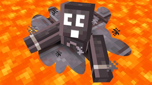 Transforming everything into pure netherite within the Minecraft world