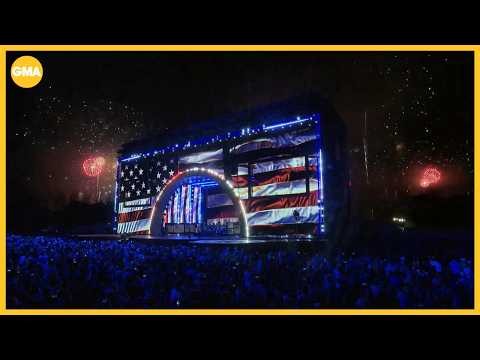 Trump holds rally to celebrate July 4th in DC
