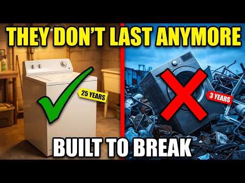 Why Your Grandmother's Washing Machine Lasted 25 Years (And Yours Won't)