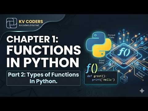 Types of Functions In Python, Computer Science Class XII