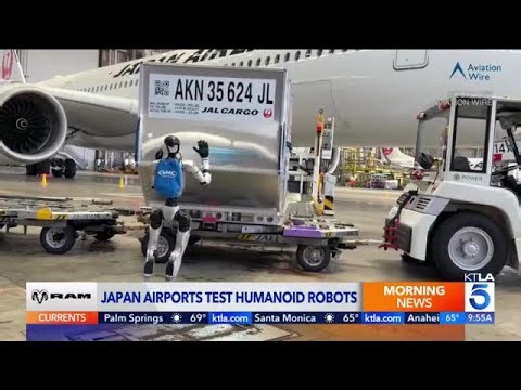 Japan airports tests using humanoid robots for baggage handling