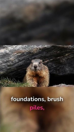 Perfect Groundhog Home? Food & Shelter Nearby! #groundhogcontrol #humanegardening