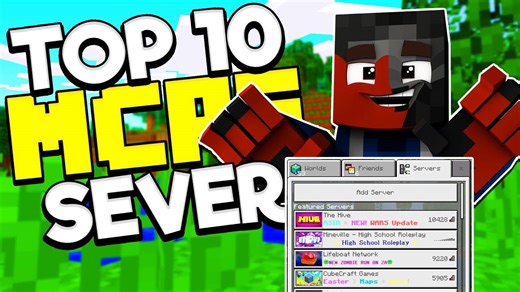 Top 10 best MCPE servers! - Minecraft PE (Pocket Edition, Xbox, Windows 10, PS4)