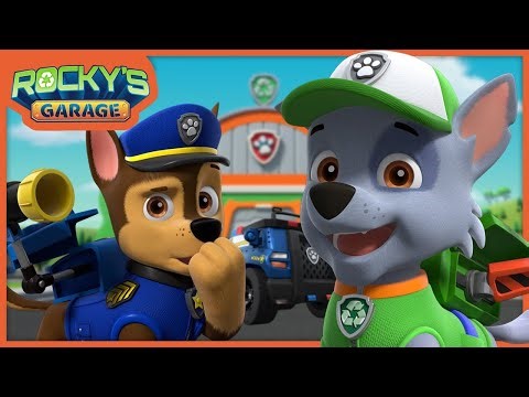 Chase's Cruiser AND MORE! - Rocky's Garage Compilation - PAW Patrol