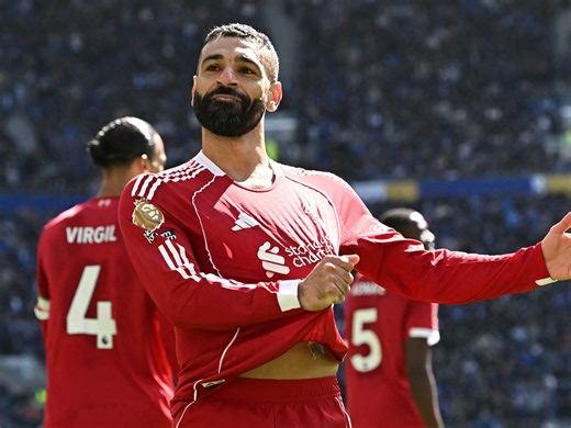Salah scores in Merseyside derby as Liverpool win to boost European hopes