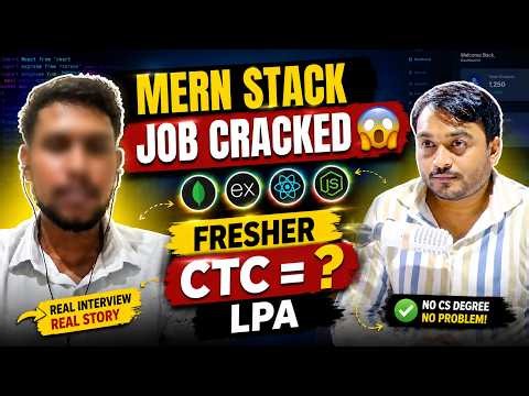 Job Cracked as Mern Stack Developer | MERN Stack Student || Codingott Placement Report