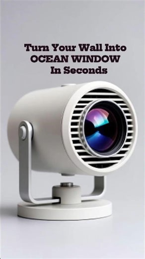 This Tiny Projector Turns Any Wall Into a REAL Window!