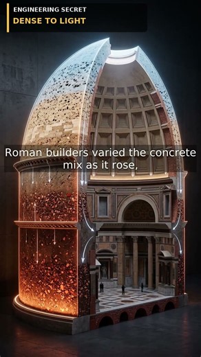 Modern Concrete Crumbles in 50 Years Why Has THIS Dome Stood 2,000 Years! #didyouknow #history