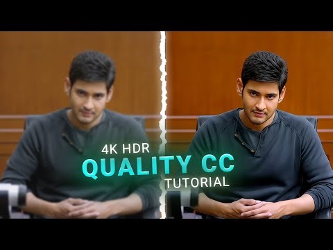 Convert Low Quality Video to 4K HDR 😱 | Quality CC Tutorial | Step by Step Guide ☠️