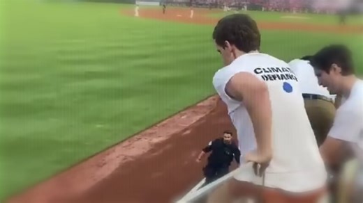 8 climate activists stormed a Congressional baseball game – then got arrested