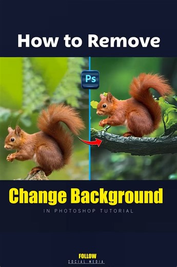 How to perfectly select fur or animal hair and change background in adobe photoshop tutorial #rggraphic | RG Graphic