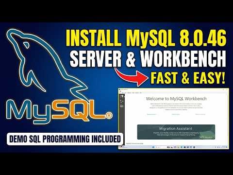 How to install MySQL Community Server 8.0.46 and MySQL Workbench on Windows 10/11 [ 2026 Update ]