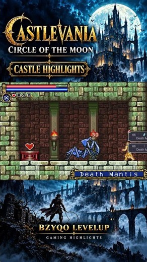 Death Mantis Falls Beside a Hidden Upgrade | Castlevania: Circle of the Moon