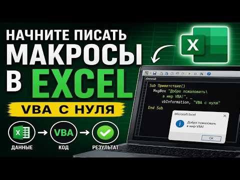 Начните автоматизировать Excel VBA с нуля | Start Automating Excel with VBA