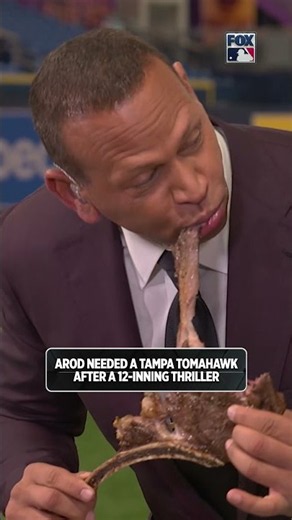 Alex 'El Animal' Rodriguez Feasts on a Tampa Tomahawk After Rays' THRILLING Game 4 Win vs Brewer