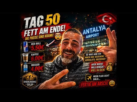 TAG 50 😤 FLUGHAFEN ABZOCKE! RED BULL 5,50€?! ✈️