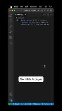 Python Basics part 1