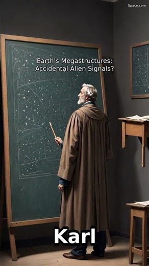 Earth's Megastructures: Accidental Alien Signals? #Shorts