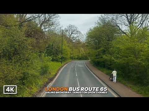 Starts Busy… Ends Peaceful 😌 | Bus 65 Across London (4K HDR POV)