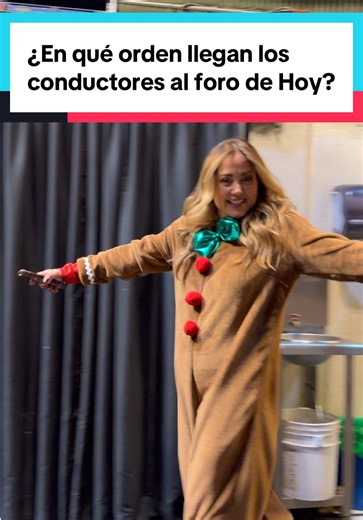 Conductores de HOY en Navidad: ¿Quién llegó último?