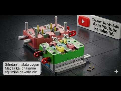 Plastik enjeksiyon Maçalı Nipel kalıbı Tasarım Eğitimi- A'dan Z' ye İmalata Uygun Kalıpçılık Eğitimi