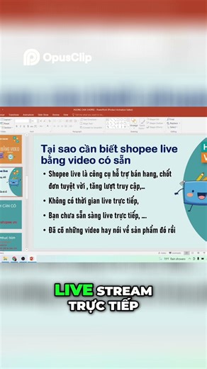 OBS Live Stream Shopee Đẹp & Chuyên Nghiệp