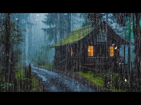 Sounds Rain is Deeply Relaxing, No Ads – Rain and Soft Thunder on Roof for Deep Sleep