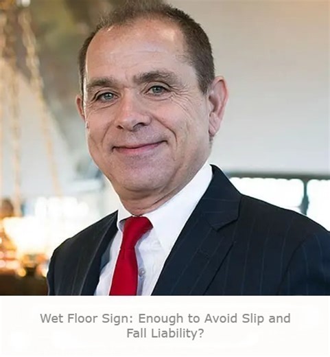Wet Floor Sign: Does It Prevent Slip & Fall Liability? | Schuster Law