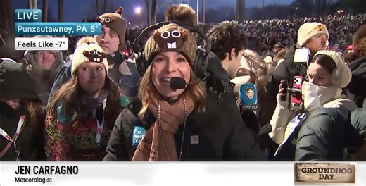 Jen Carfagno is live at Gobbler’s Knob for Groundhog Day 2026 as Punxsutawney Phil prepares to make his highly anticipated prediction. Join our coverage to find out if we are headed for an early spring or six more weeks of winter. | The Weather Channel