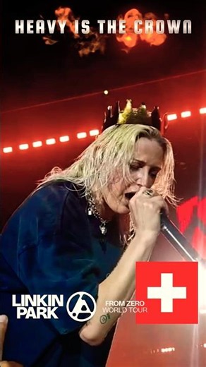 Emily's Heavy Crown 👑 at Zurich, Switzerland 🇨🇭| LINKIN PARK #linkinpark #shorts