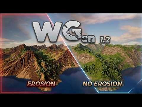 WorldGen V1.2 — Hydraulic Erosion for Infinite Procedural Terrain (UE5)