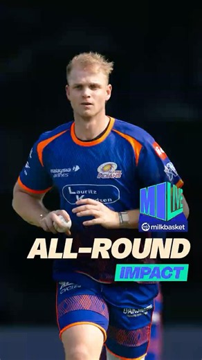 A diamond in 𝑩𝒍𝒖𝒆 𝒂𝒏𝒅 𝑮𝒐𝒍𝒅, Bosch has made it count in every appearance this season! 💎#MumbaiIndians