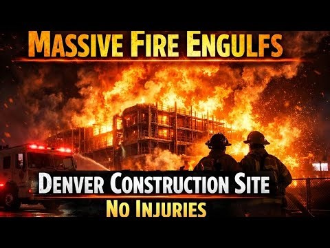 LIVE: Massive Fire Engulfs Under-Construction Building in Denver | No Injuries Reported