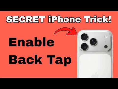 iPhone Secret Button Trick | Enable Back Tap on iPhone (Hidden Feature)